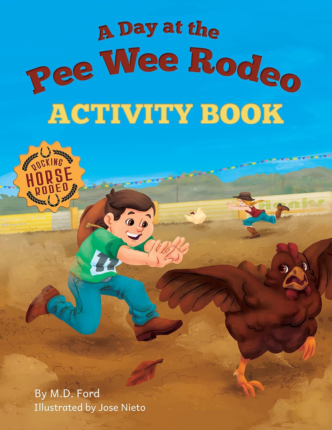 ler totalmente A Day at the Pee Wee Rodeo Activity Book: For kids ages 4 and up (Rocking Horse Rodeo) (English Edition)