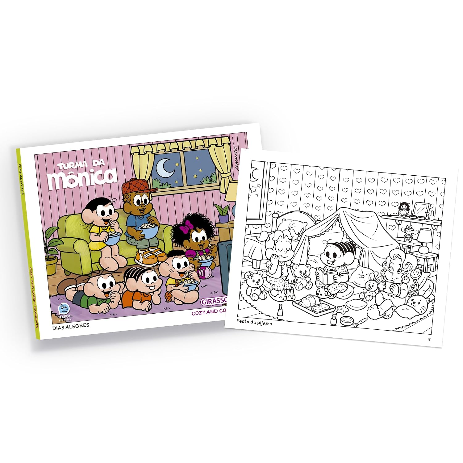 Turma da Mônica - Dias Alegres: Cozy and Comfy Moments - Livro de colorir baixar livro de graça