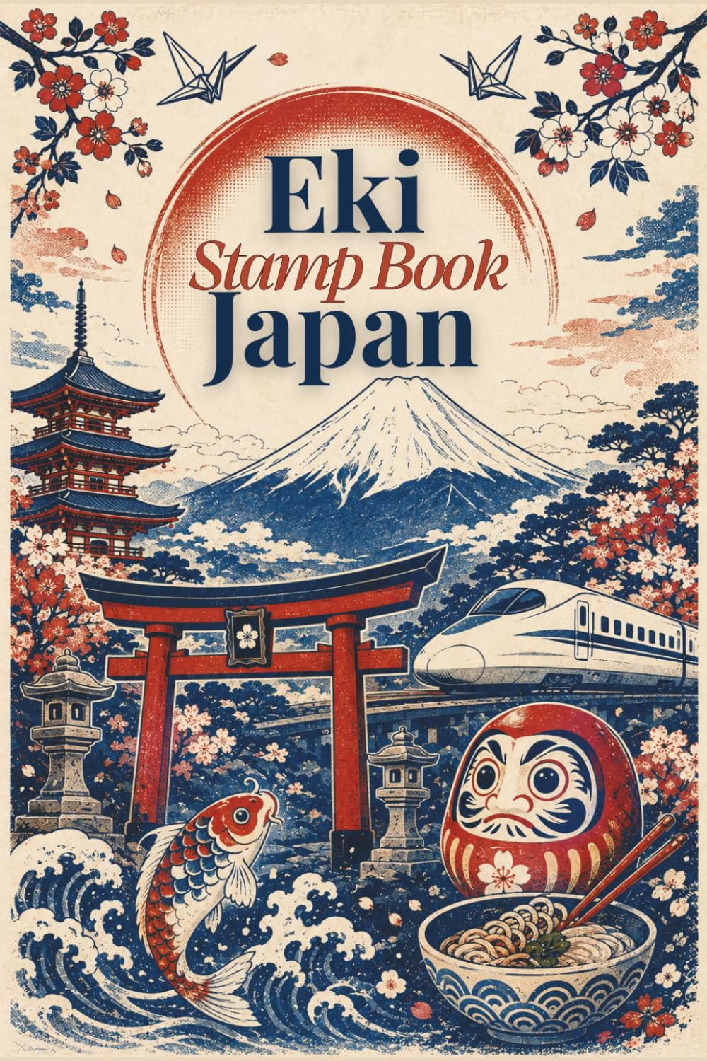 Eki Stamp Book Japan: 4 x 6 Small Size Travel Journal to Collect and Log Japanese Railway Station Stamps baixar o livro de graça