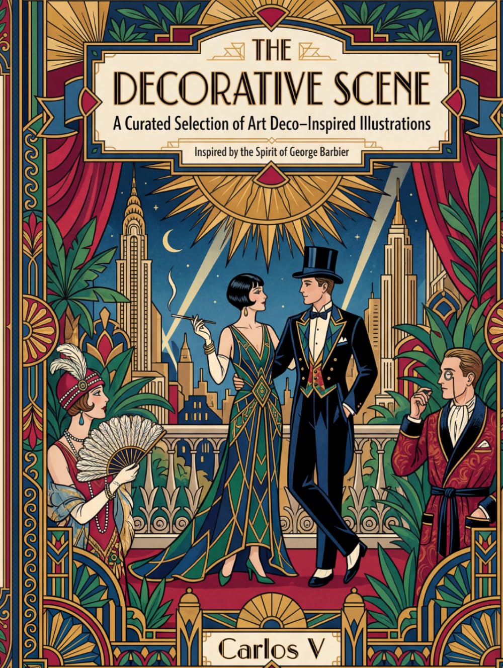 ler totalmente THE DECORATIVE SCENE: A Curated Selection of Art Deco–Inspired Illustrations – Inspired by the Spirit of George Barbier