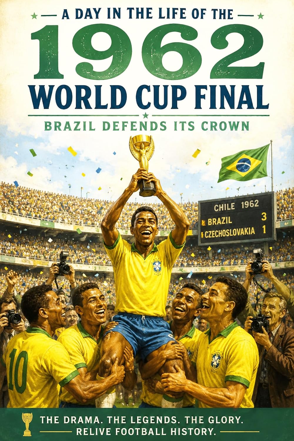 ler totalmente A Day in the Life of the 1962 World Cup Final: Brazil Defends Its Crown in Chile (English Edition)