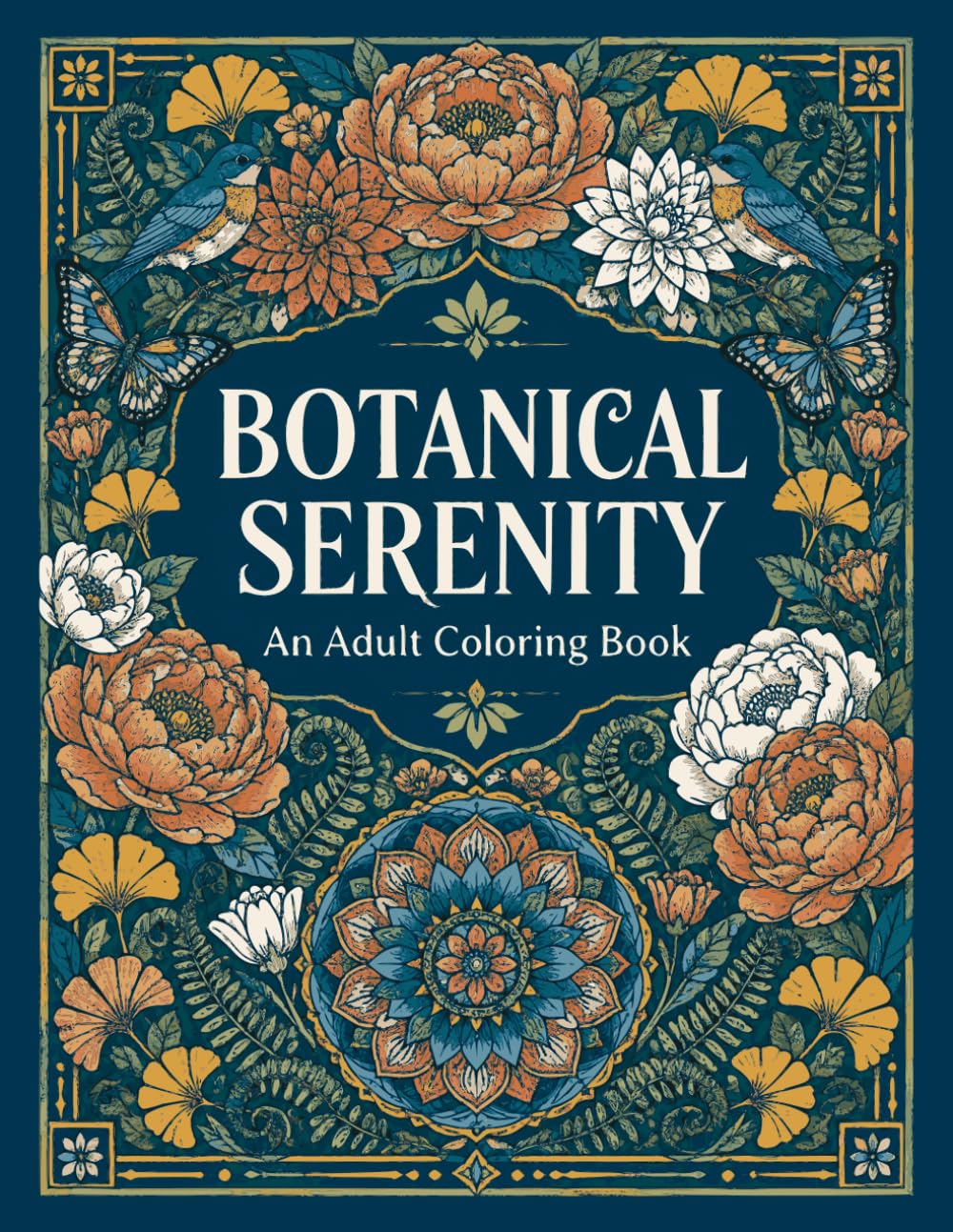 capítulo por capítulo baixar Botanical Serenity: An Adult Coloring Book