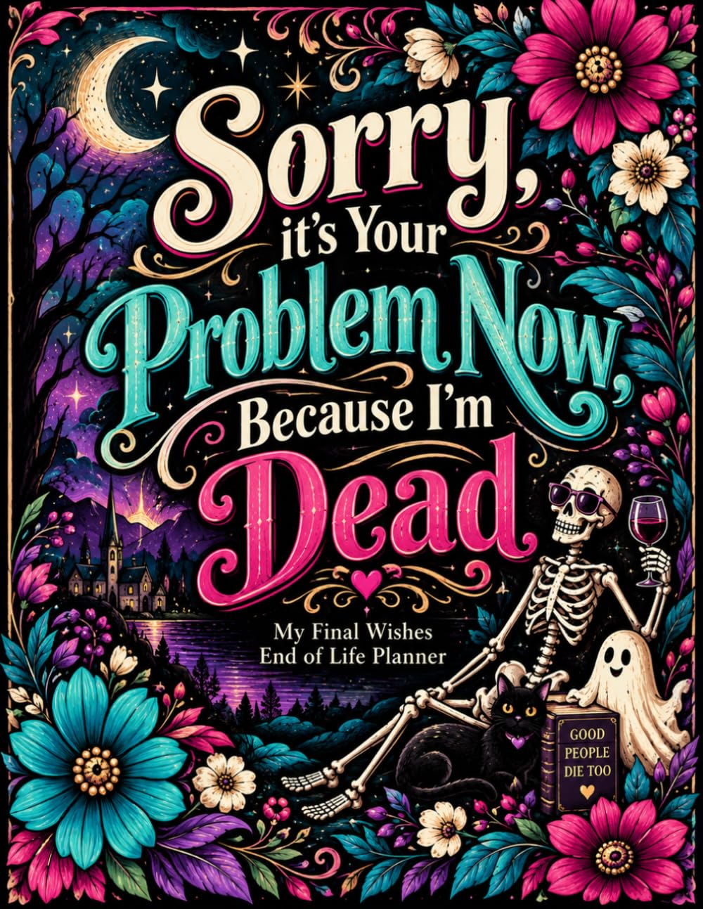 capítulo por capítulo baixar Sorry, it’s Your Problem Now, Because I'm Dead: The End-of-Life Planner Record Book helps you arrange important details clearly and keep them easy to locate.