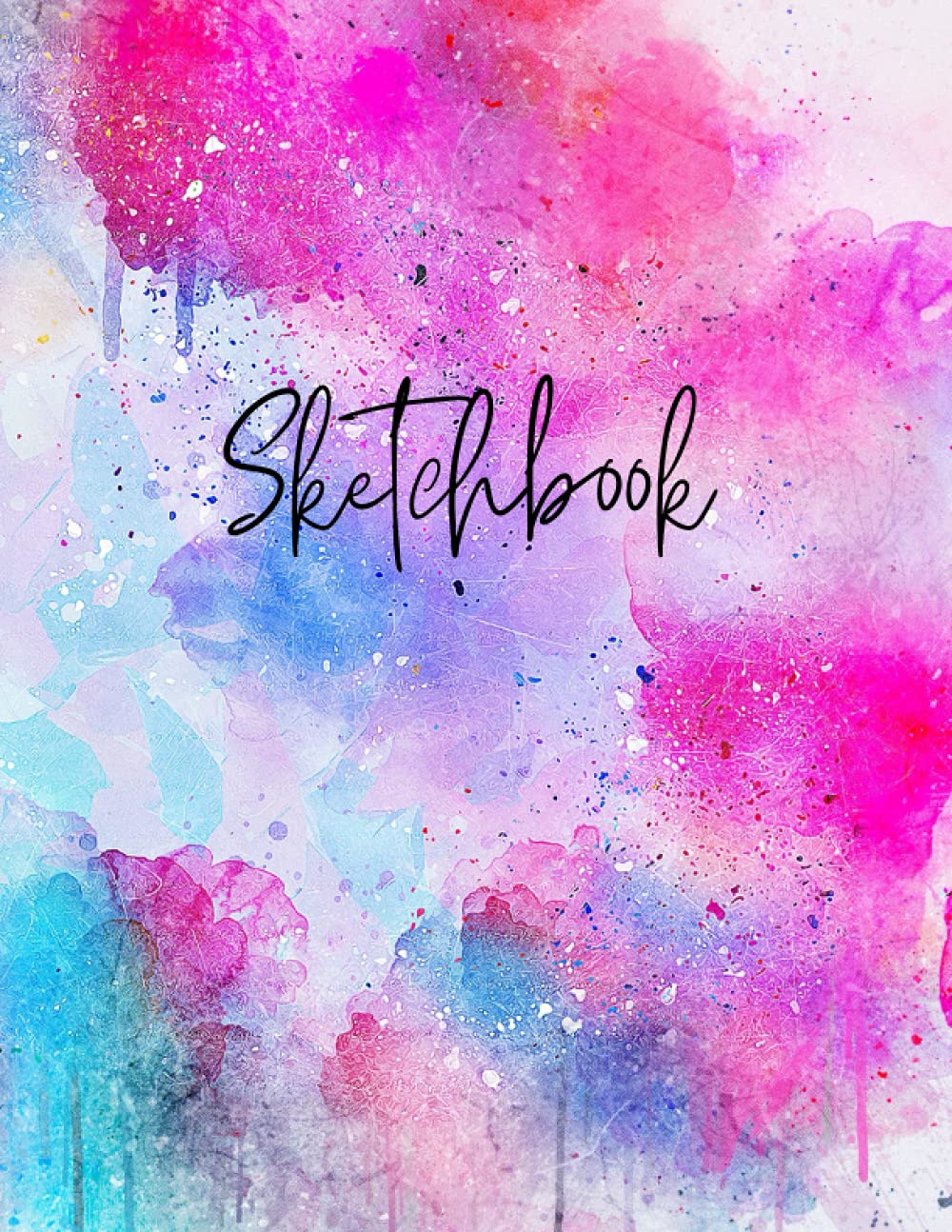 capítulo por capítulo baixar Sketchbook: Blank Page White Paper Sketchbook - Abstract Airbrush Paint Grunge Rainbow Splat Matte Cover - Perfect for Drawing, Sketching, Painting,... Large Pages - 8.5x11, 120 pages (Sketchbooks)