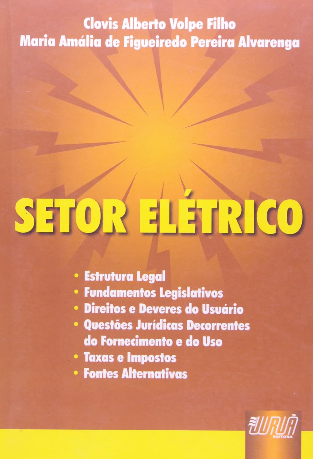 Setor Elétrico: Estrutura Legal - Fundamentos Legislativos - Direitos e Deveres do Usuário - Questões Jurídicas Decorrentes do Fornecimento e do Uso - Taxas e Impostos - Fontes Alternativas