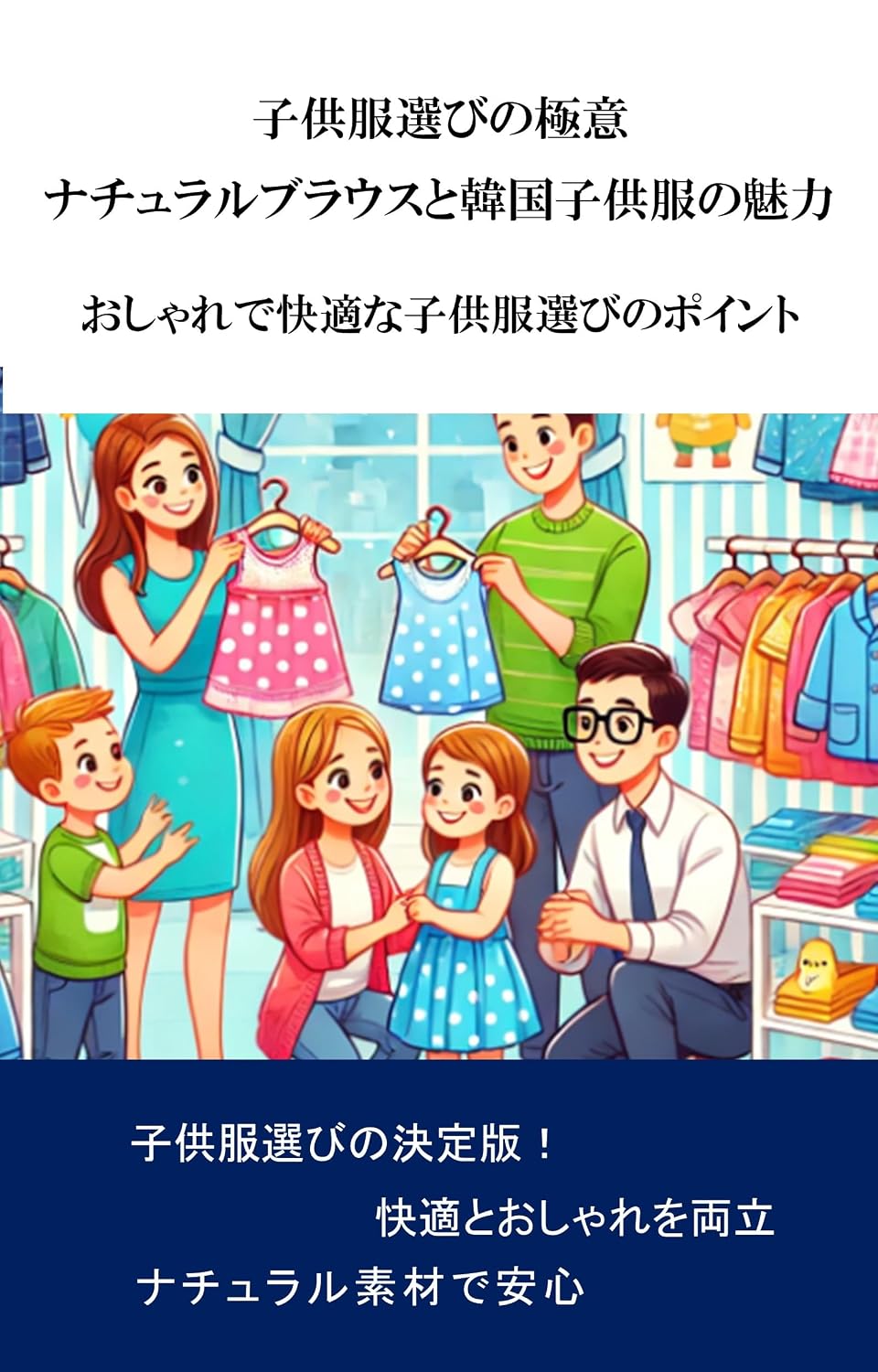 Kodomo Fuku Erabi no Gokui Nachuraru Burausu to Kankoku Kodomofuku no Miryoku: Oshare de Kaiteki na Kodomofuku Erabi no Pointo (Japanese Edition) baixar livro de graça