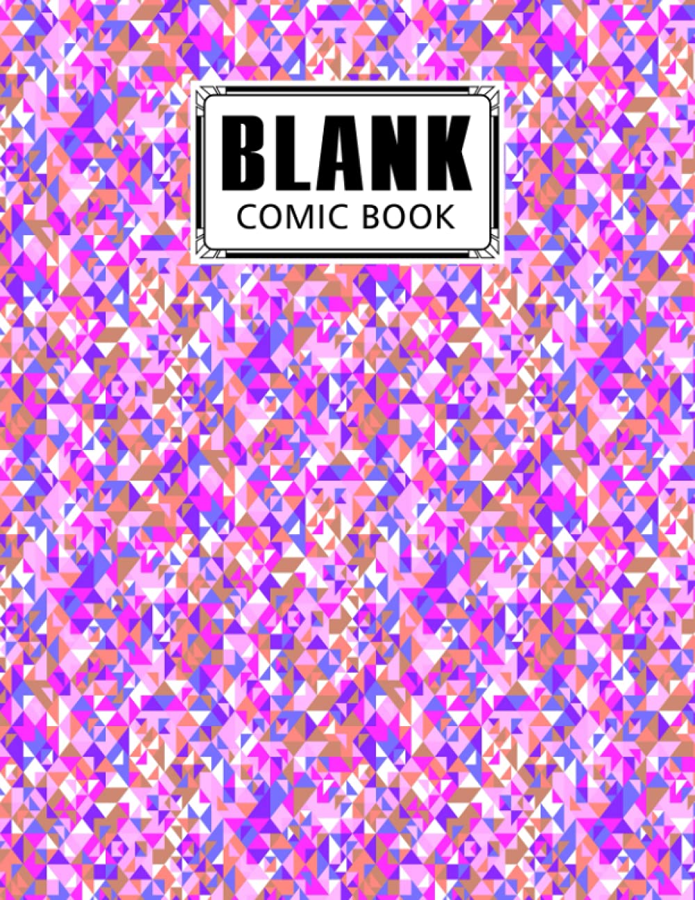 ler totalmente Blank Comic Book: Triangular Cover, Draw Your Own Comics - 120 Pages of Fun and Unique Templates - A Large 8.5" x 11" Notebook by Dominik Lutz