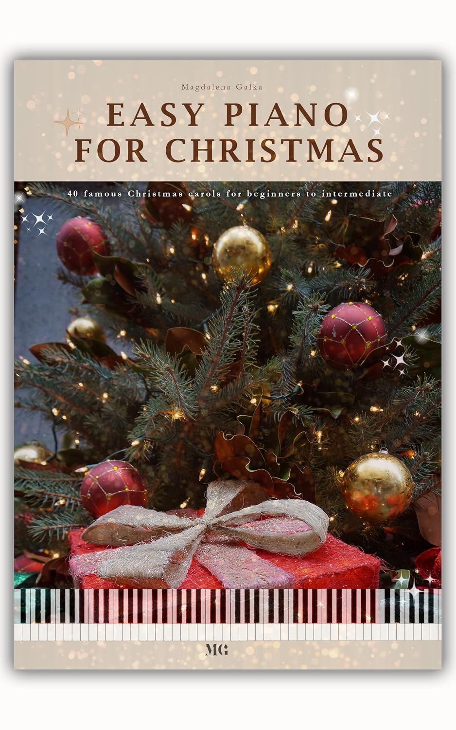 ler totalmente Easy Piano For Christmas: 40 famous Christmas carols for beginners to intermediate (English Edition)