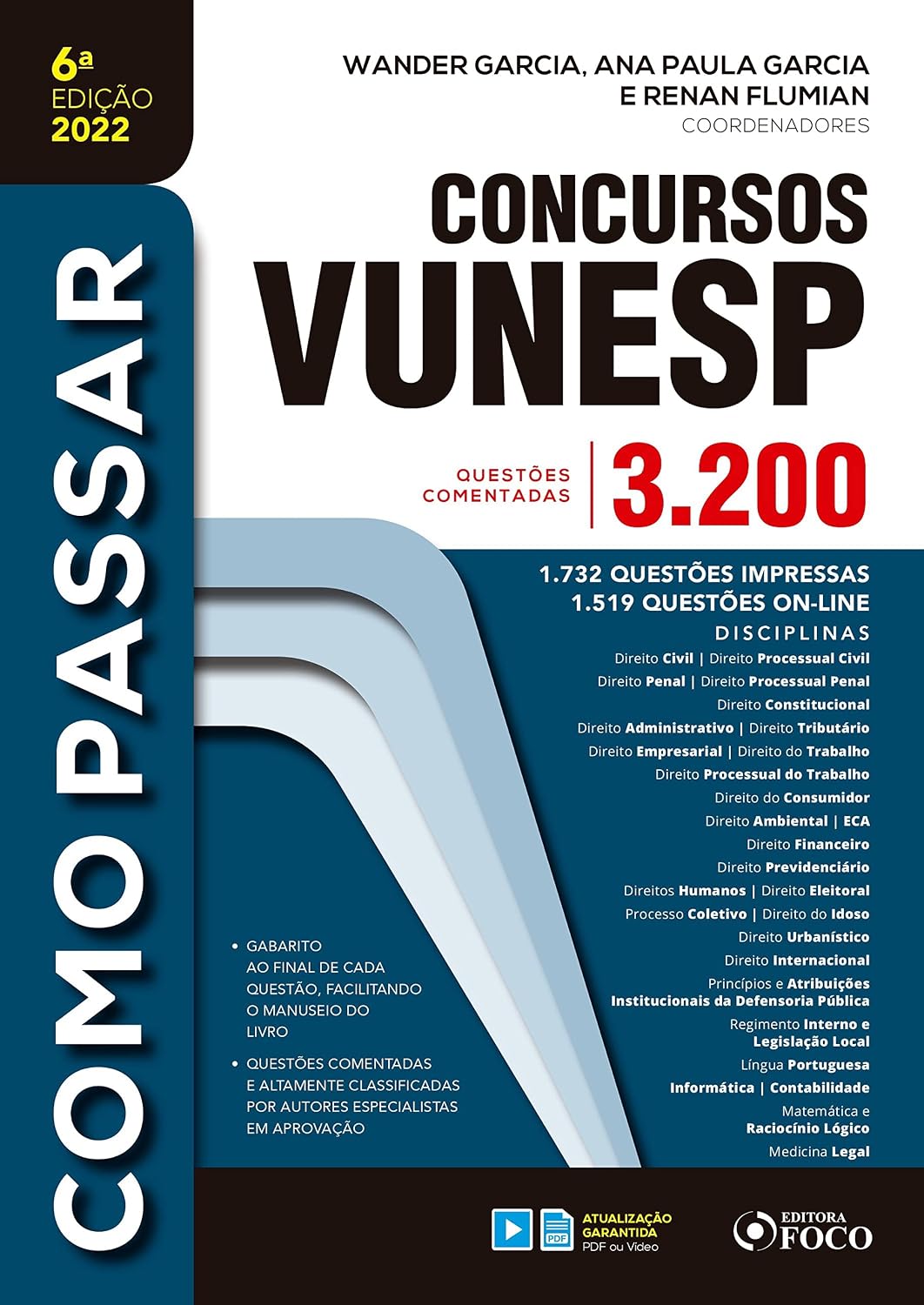Concursos Vunesp: 3.200 questões comentadas baixar o livro de graça