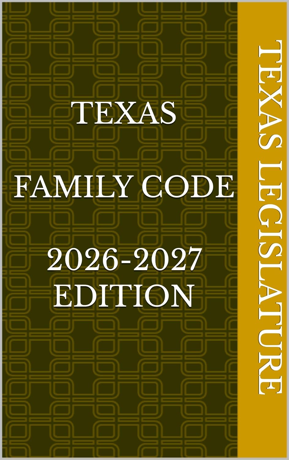 TEXAS FAMILY CODE 2026-2027 EDITION (English Edition)