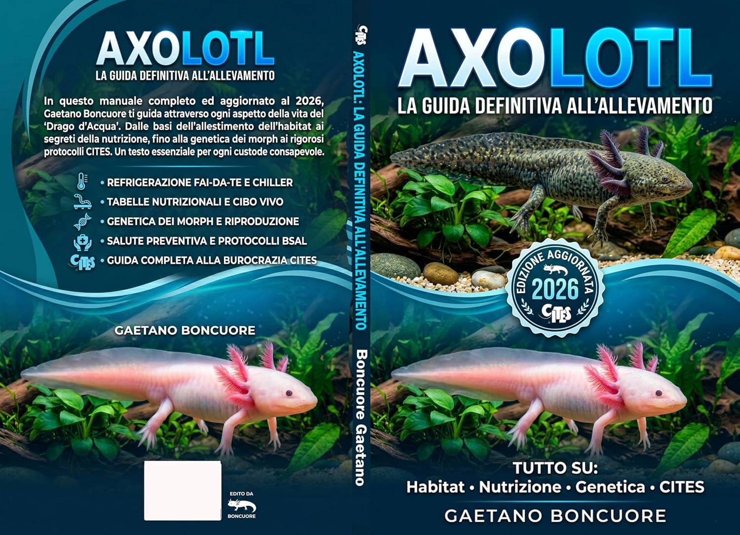 AXOLOTL: LA GUIDA DEFINITIVA ALL'ALLEVAMENTO: TUTTO QUELLO CHE DEVI SAPERE: ALLESTIMENTO, NUTRIZIONE, RIPRODUZIONE E LEGGI CITES. (Italian Edition) baixar o livro de graça