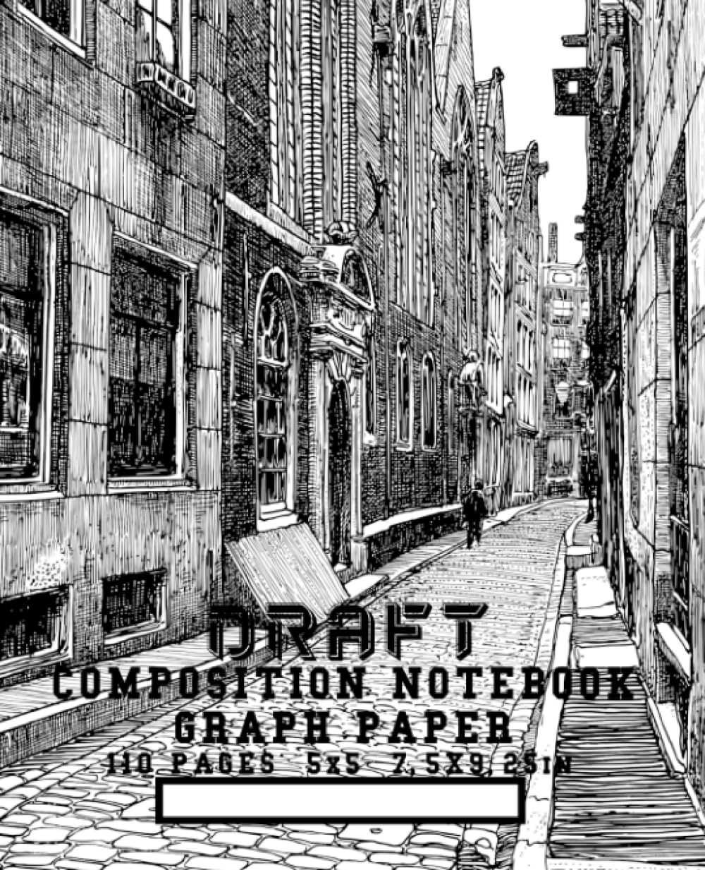 COMPOSITION NOTEBOOK - DRAFT │GRAPH PAPER 5x5 │110 Pages 7,5 x 9,25: For School, College, University│Business Professional, Office Technology Equipment Supplies for Mixed-Media, Laboratory, Math