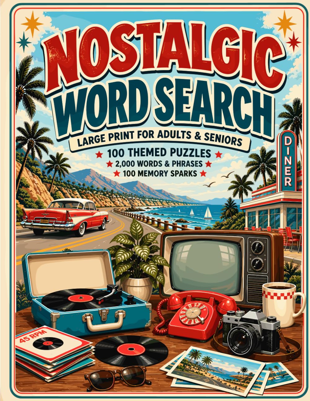 capítulo por capítulo baixar Nostalgic Word Search: 100 Large Print Themed Puzzles for Adults & Seniors with 2,000 Words & Phrases and 100 Memory Sparks