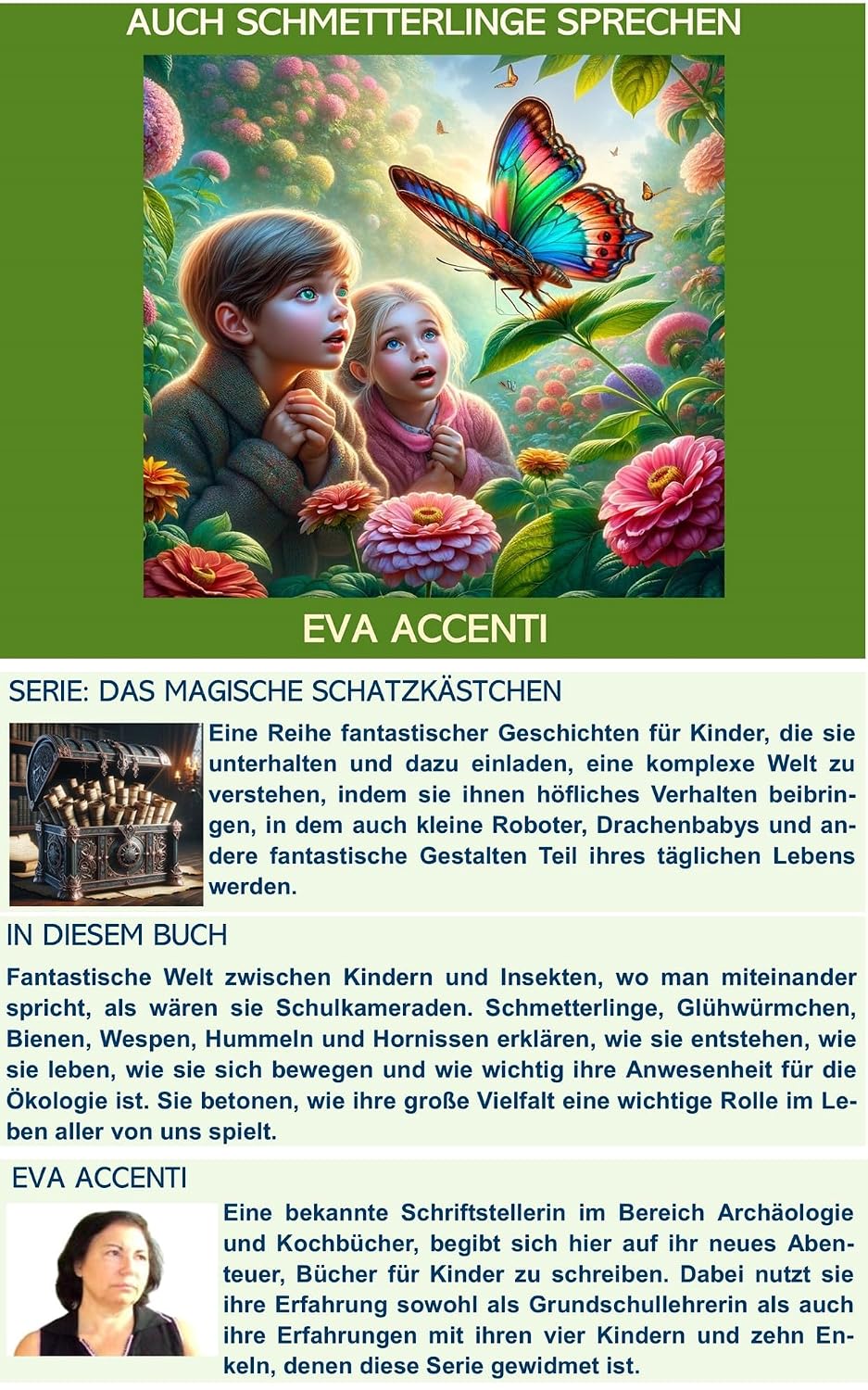 Auch Schmetterlinge sprechen: Fantastische Welt, in der Kinder mit Schmetterlingen, Glühwürmchen, Bienen, Wespen, Hummeln und Hornissen sprechen und dabei... zu leben. (LabKinderGer 3) (German Edition) baixar livro de graça
