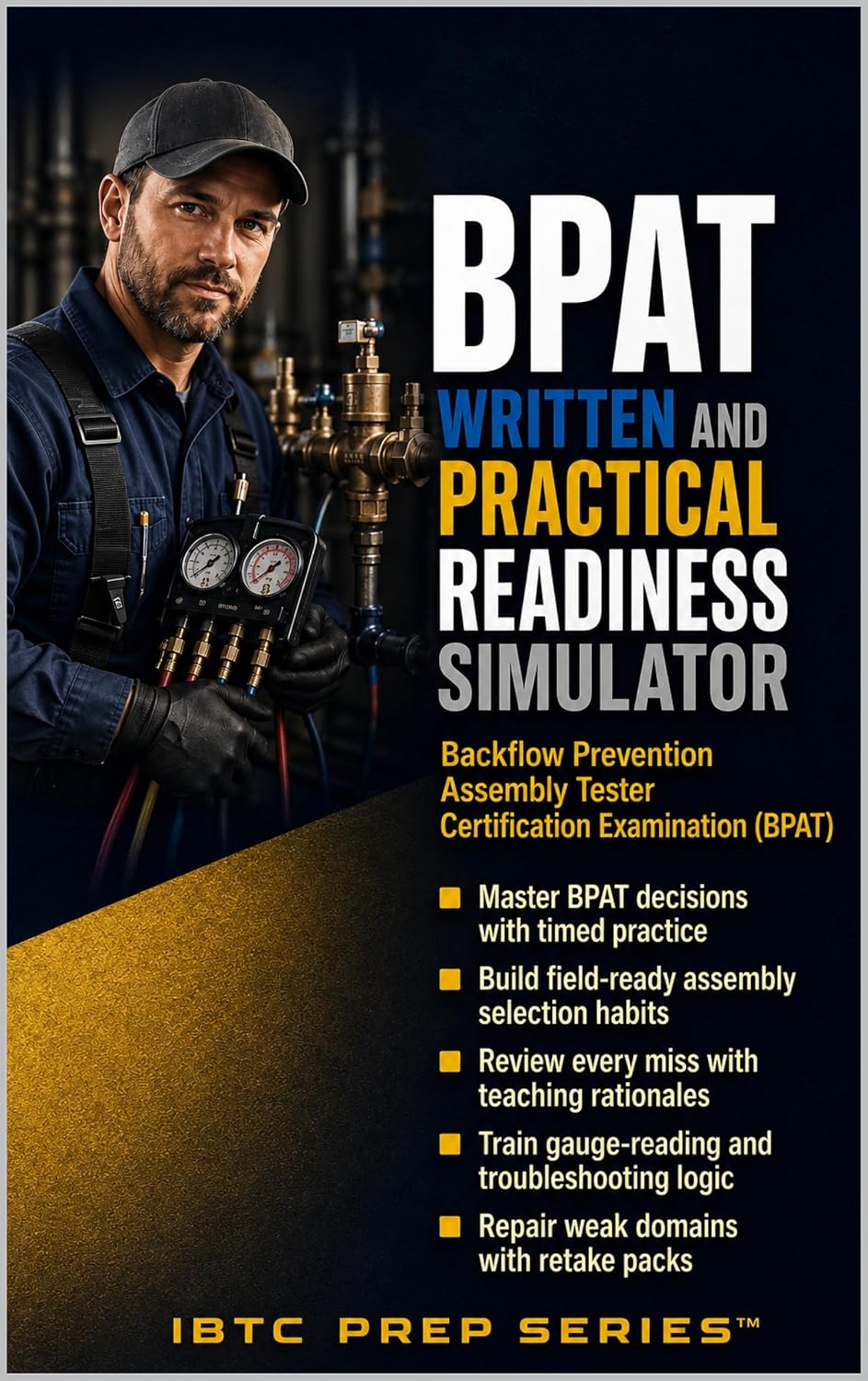 BPAT WRITTEN AND PRACTICAL READINESS SIMULATOR: Written Exam Practice, Practical Procedure Review, Gauge Reading, Assembly Selection, and Cross-Connection Control Training (English Edition) baixar livro de graça