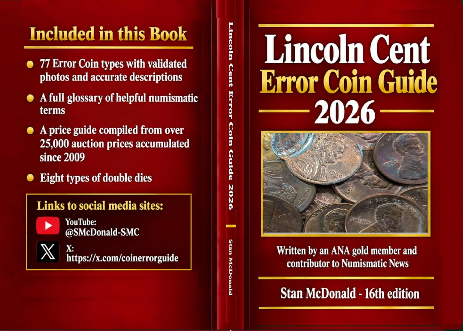 Lincoln Cent Error Coin Guide 2026: Written by an ANA gold member and contributor to Numismatic News (US Error Coin Guide) (English Edition) baixar livro de graça