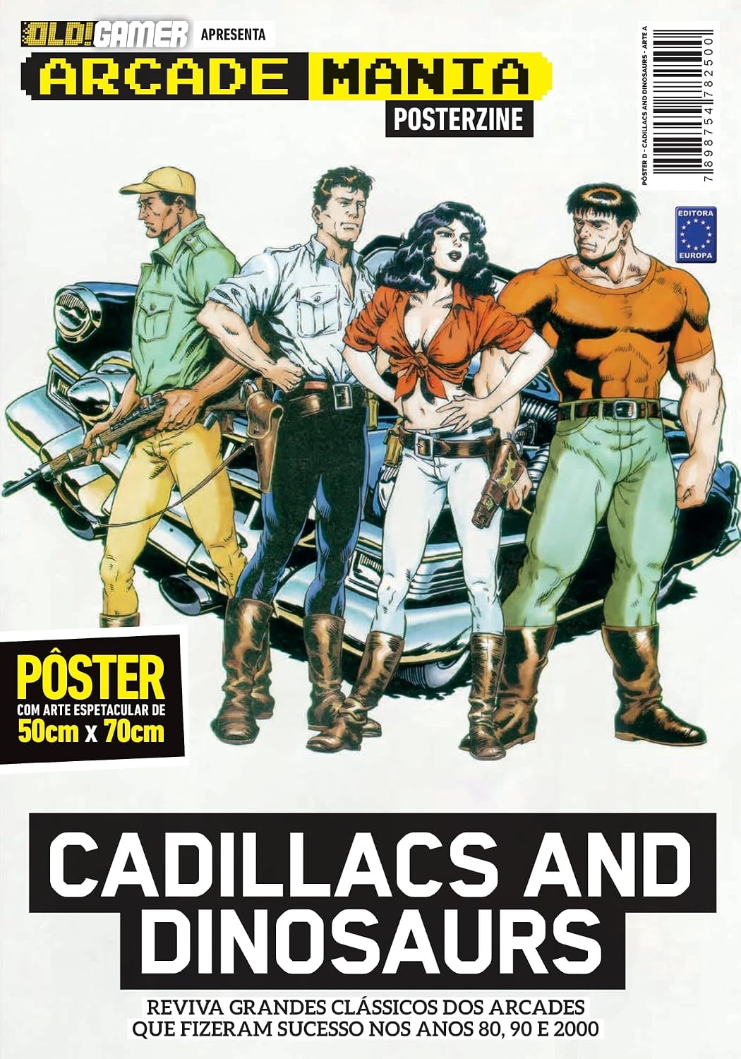 ler totalmente Cadillac and Dinosaurs - Arte B - Superpôster Arcade Mania