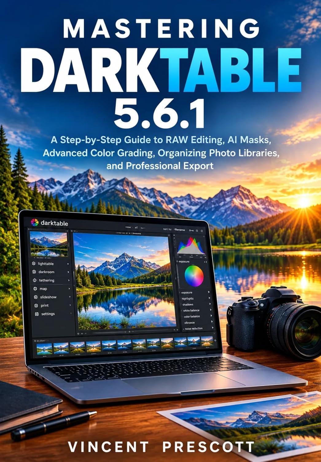 MASTERING DARKTABLE 5.6.1: A Step-by-Step Guide to RAW Editing, AI Masks, Advanced Color Grading, Organizing Photo Libraries, and Professional Export (English Edition) baixar o livro de graça
