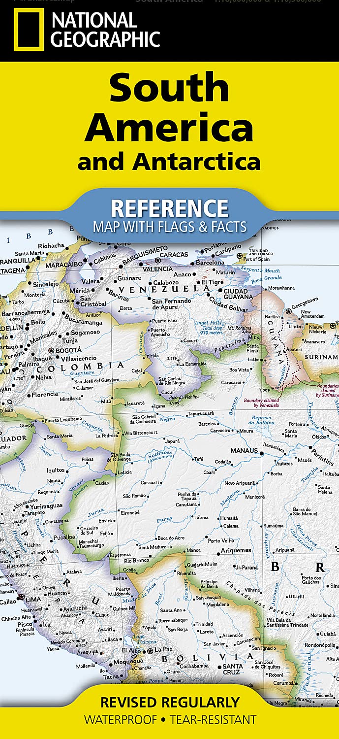 National Geographic South America and Antarctica Map (Folded with Flags and Facts) baixar o livro de graça