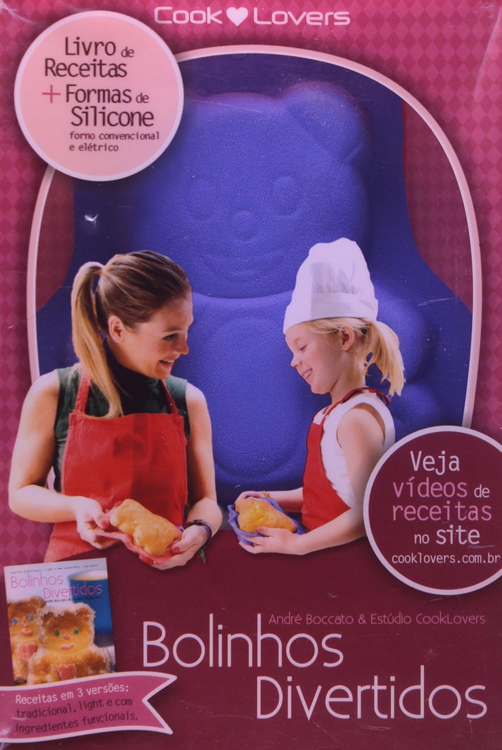Kit Bolinhos Divertidos. Receitas com Alternativas de Ingredientes Funcionais e Light - Série Pequena