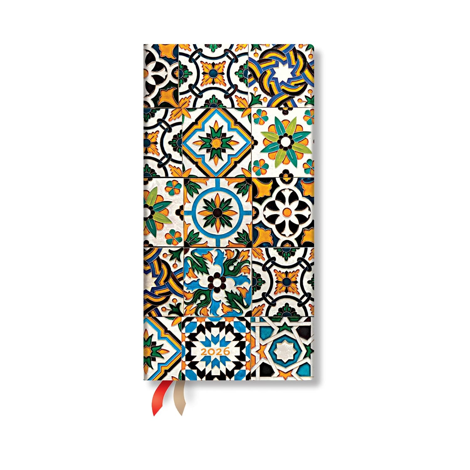 capítulo por capítulo baixar Paperblanks | 2026 Porto | Portuguese Tiles | 12-Month Planner | Slim | Horizontal | Elastic Band | 160 Pg | 100 GSM