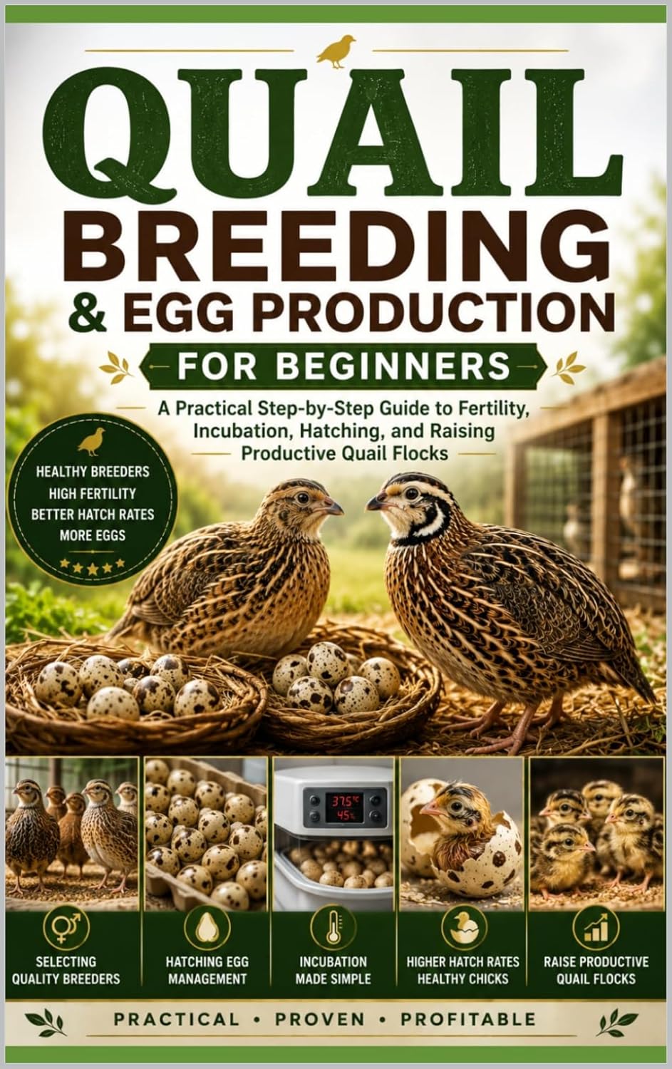 Quail Breeding & Egg Production for Beginners: A Practical Step-by-Step Guide to Fertility, Incubation, Hatching, and Raising Productive Quail Flocks (Backyard Quail Mastery Series) (English Edition) baixar o livro de graça