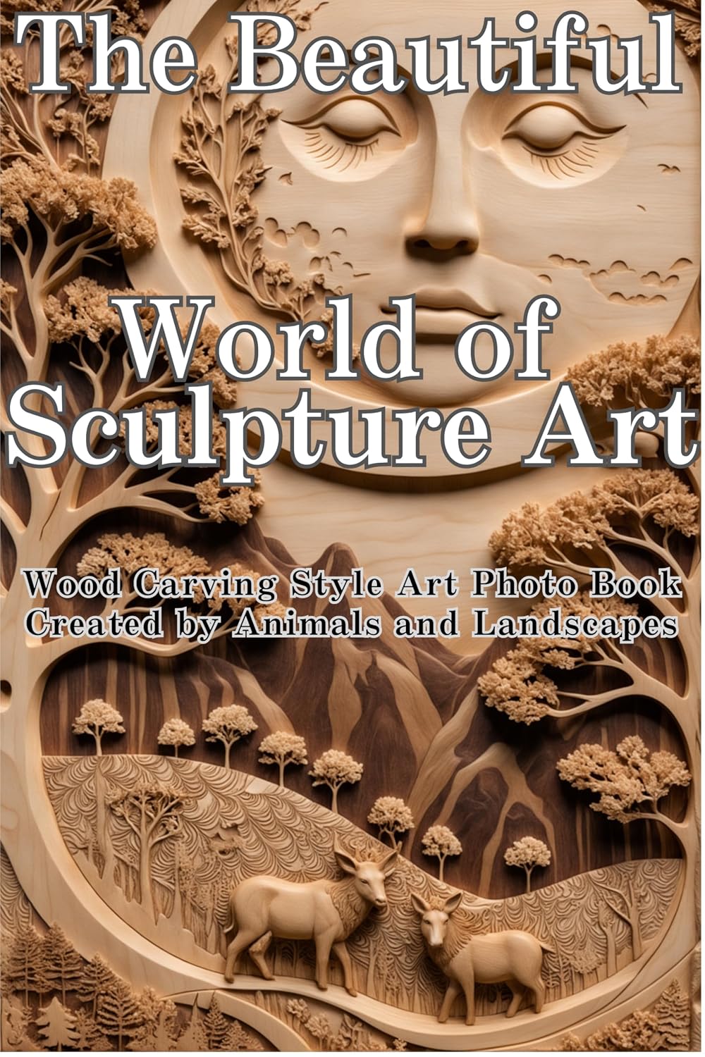 The Beautiful World of Sculpture Art: Wood Carving Style Art Photo Book Created by Animals and Landscapes (English Edition) baixar livro de graça