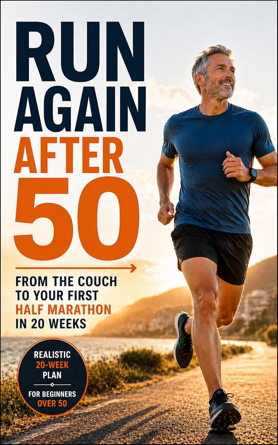 ler totalmente Run Again After 50: Train for Your First Half Marathon in 20 Weeks — The Complete Comeback Guide for Runners Over 50 (The Age-Smart Running Series Book 1) (English Edition)