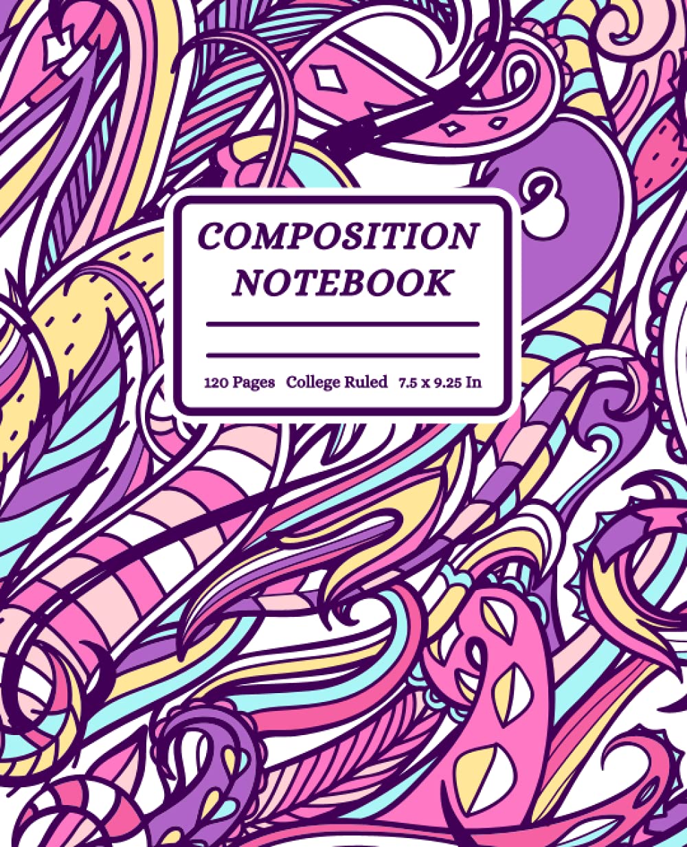 Sea Life Composition Notebook: Colorful Octopus Tentacles College Ruled Notebook for School Work and Note Taking 120 Blank Ruled Pages 7,5 x 9,25 Inches Matte Finish Cover (French Edition) baixar livro de graça