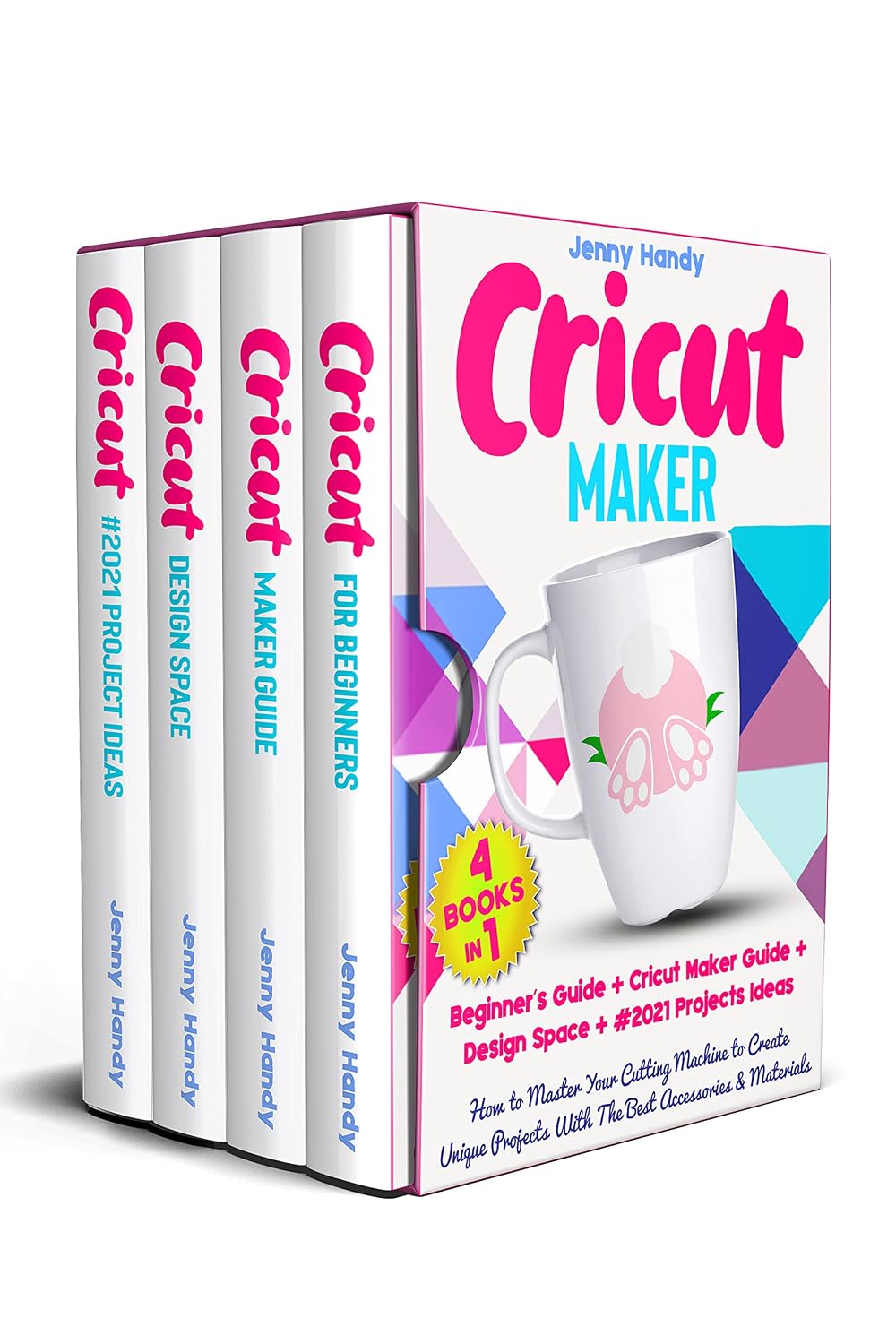 ler totalmente CRICUT MAKER: (4 BOOKS IN 1): Beginner’s Guide + Cricut Maker Guide + Design Space + Projects Ideas. How to Master Your Cutting Machine to Create Unique... Accessories & Materials (English Edition)