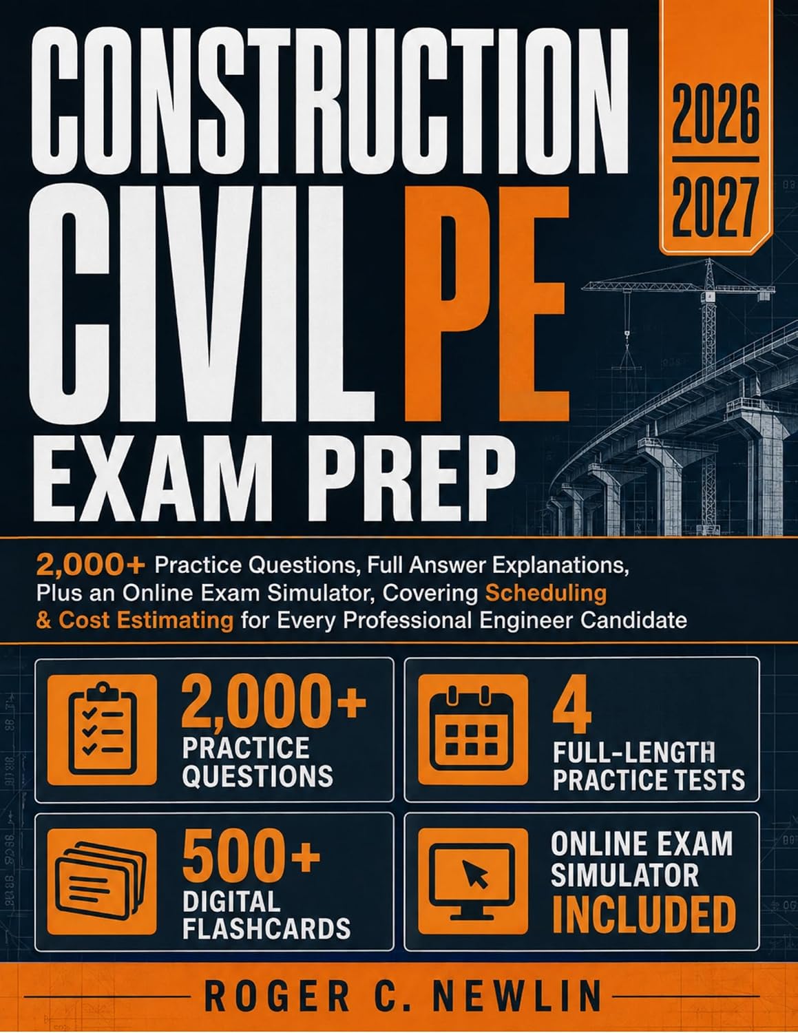 Construction Civil PE Exam Prep: 2,000+ Practice Questions, Full Answer Explanations, Plus an Online Exam Simulator, Covering Scheduling & Cost Estimating... Engineer Candidate (English Edition) baixar o livro de graça