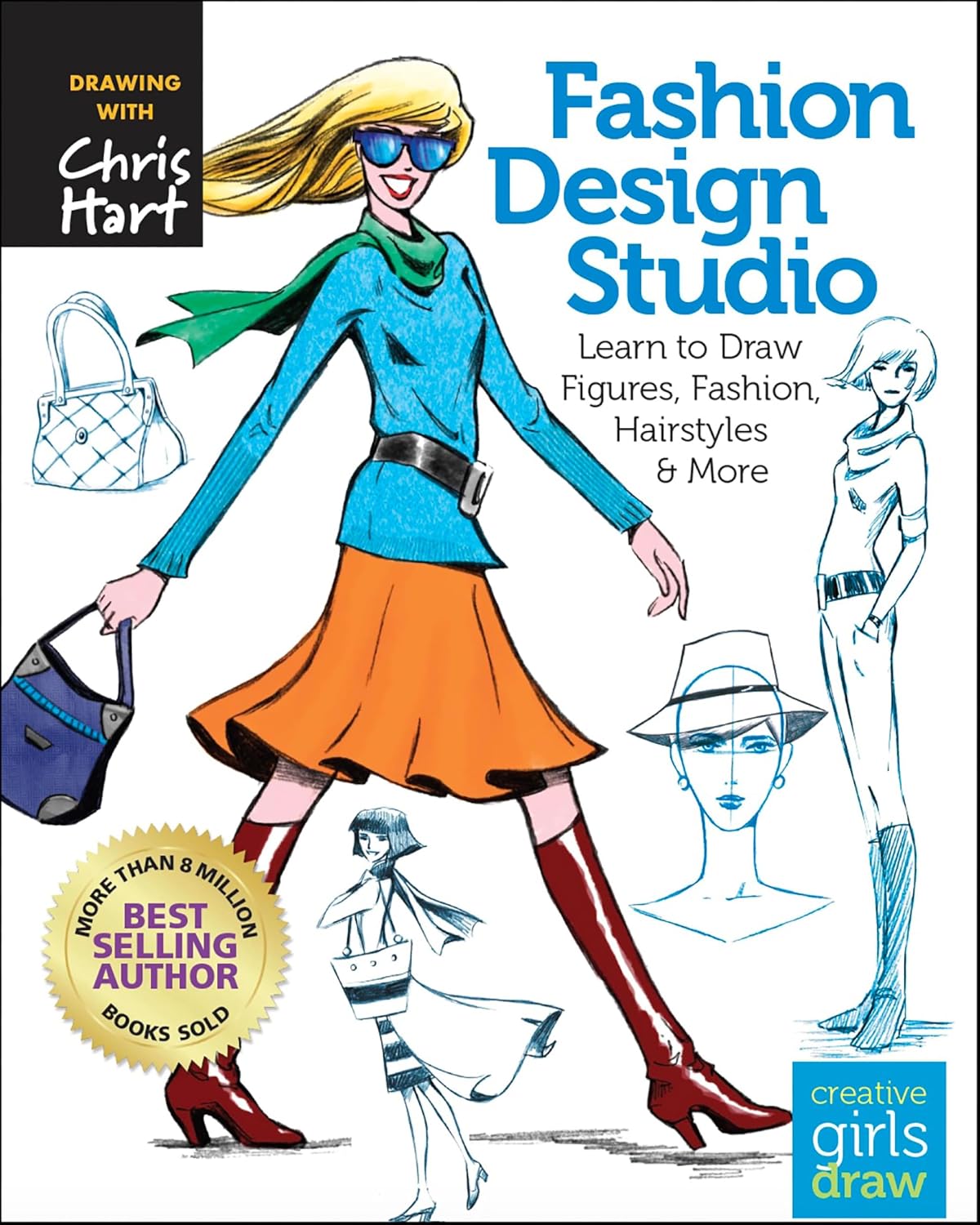 Fashion Design Studio: Learn to Draw Figures, Fashion, Hairstyles & More (English Edition) baixar o livro de graça