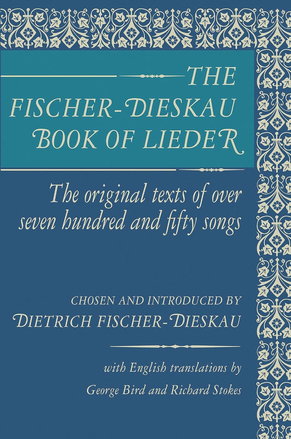 capítulo por capítulo baixar The Fischer-Dieskau Book of Lieder: The Original Texts of over 750 Songs