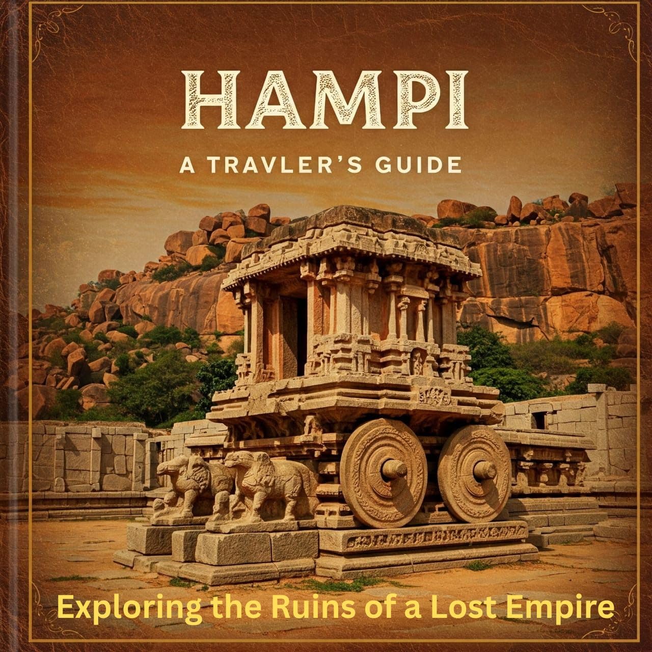 HAMPI : A TRAVELER'S GUIDE: Exploring the Ruins of a Lost Empire Where Stones Speak and Time Stands Still (English Edition)