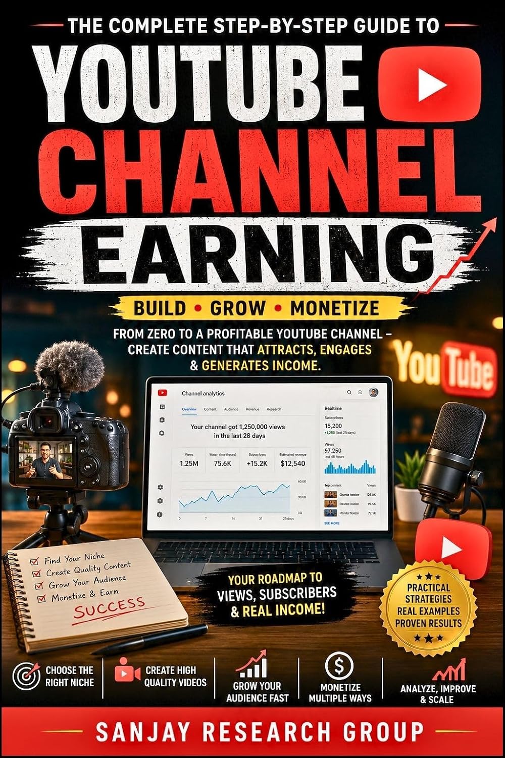 ler totalmente YouTube Channel Earning: From Zero to a Profitable YouTube Channel Create Content That Attract Engage & Generates Income (Online Earning Guide Books By Sanjay Mandavi Book 17) (English Edition)