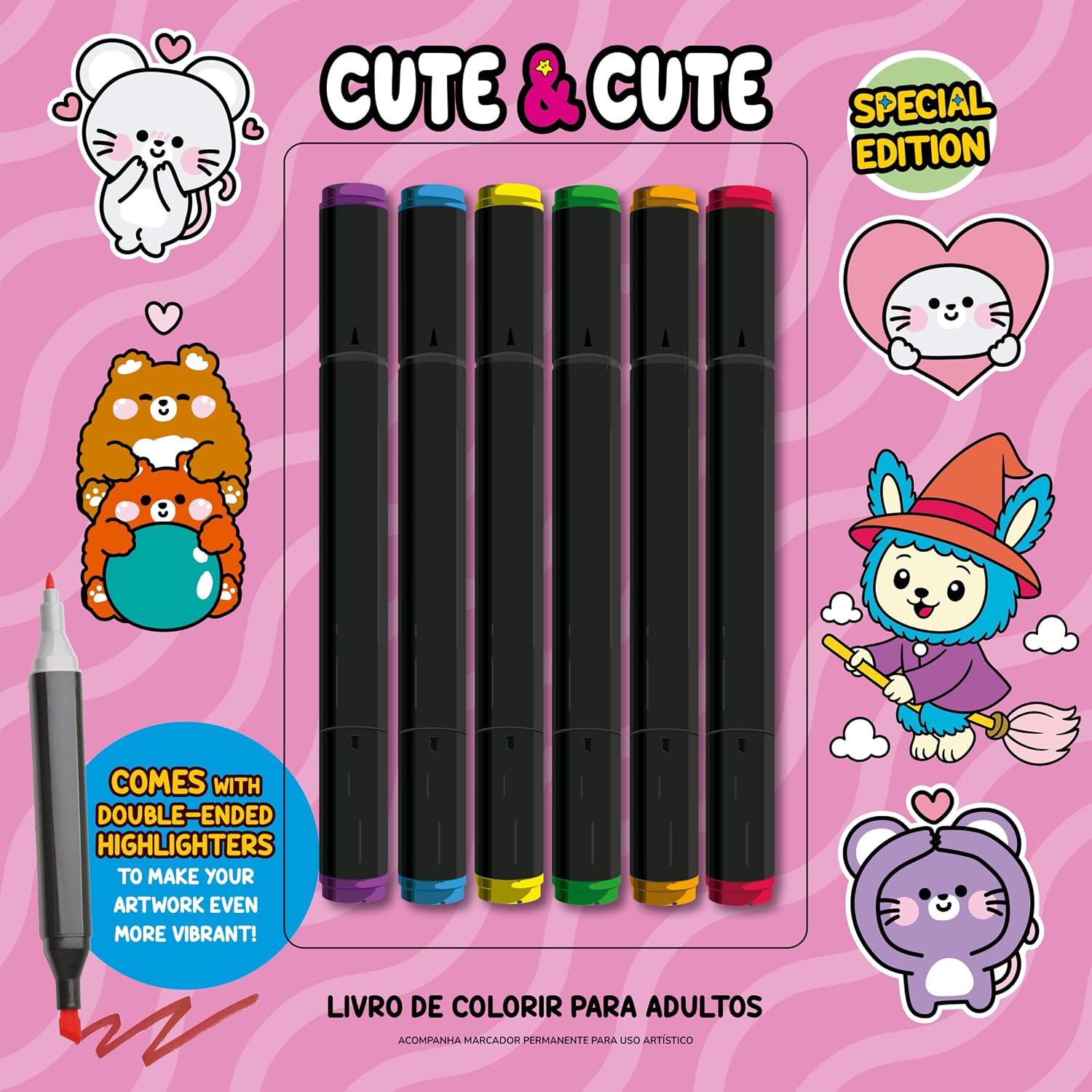 ler totalmente Cute & Cute - Special Edition - Livro de Colorir Adulto