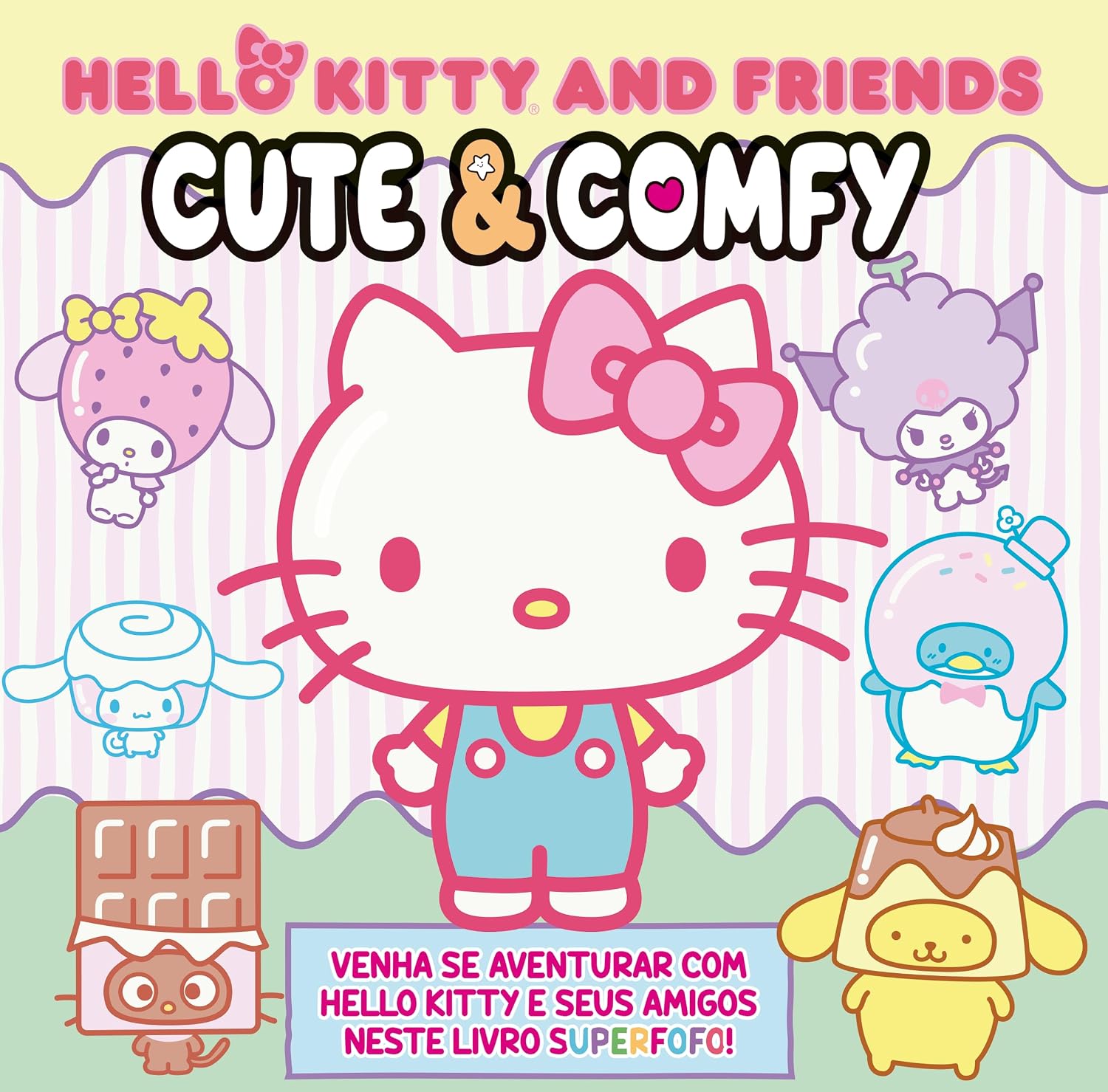 ler totalmente Hello Kitty and Friends - Cute & Comfy: Livro de Colorir para Crianças