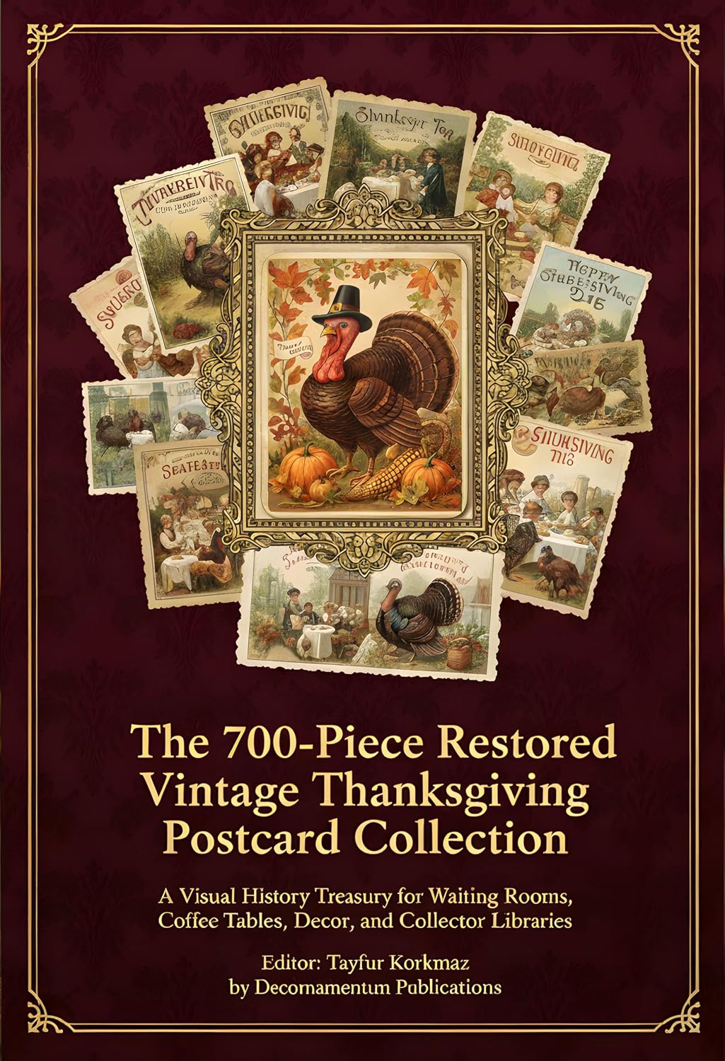 The 700-Piece Restored Vintage Thanksgiving Postcard Collection: A Visual History Treasury for Waiting Rooms, Coffee Tables, Decor, and Collector Libraries... Restored Images, Perfect) (English Edition) baixar livro de graça