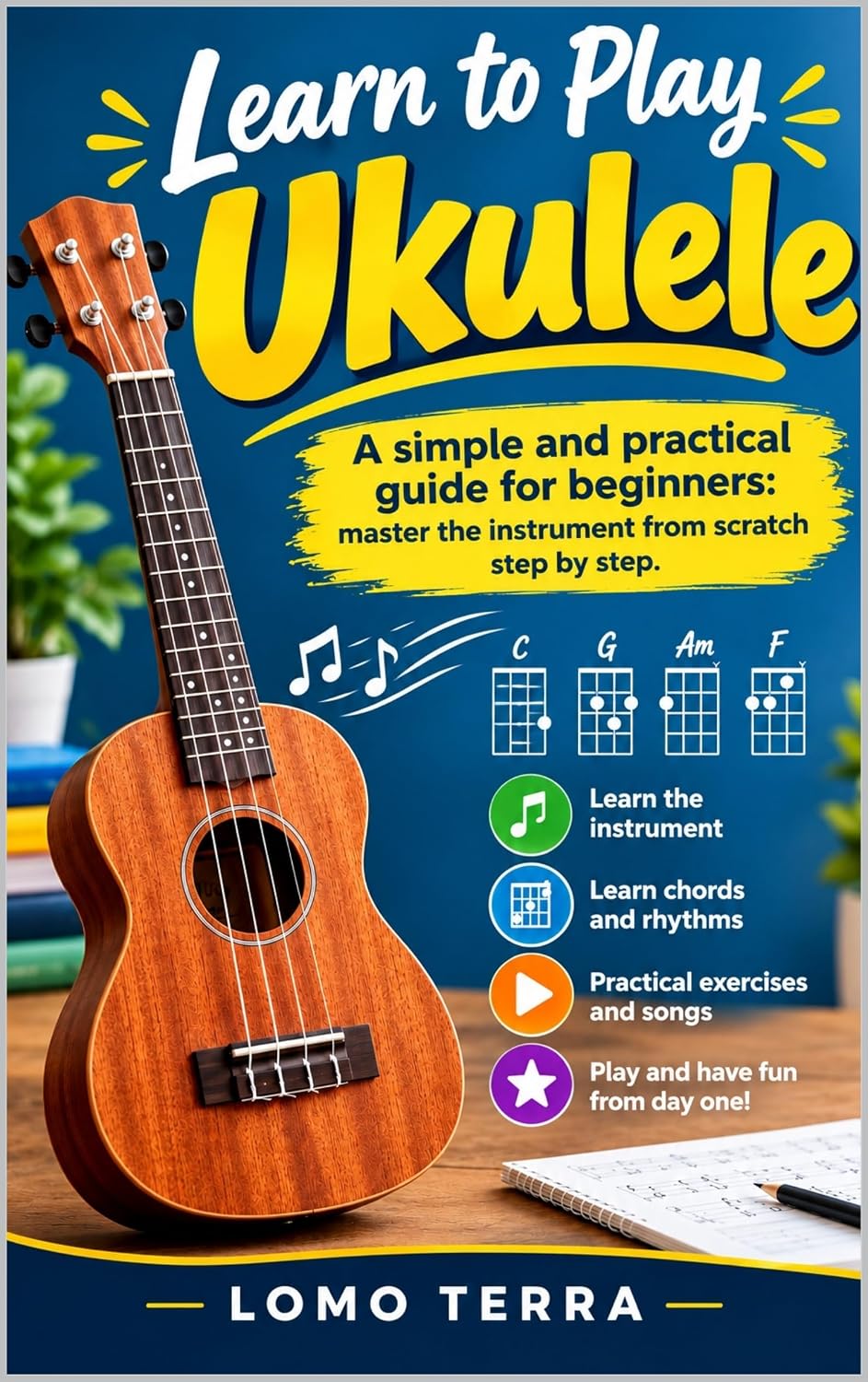 LEARN TO PLAY UKULELE: Practical and simple guide for beginners: master the instrument from scratch, explained step by step. (English Edition) baixar o livro de graça