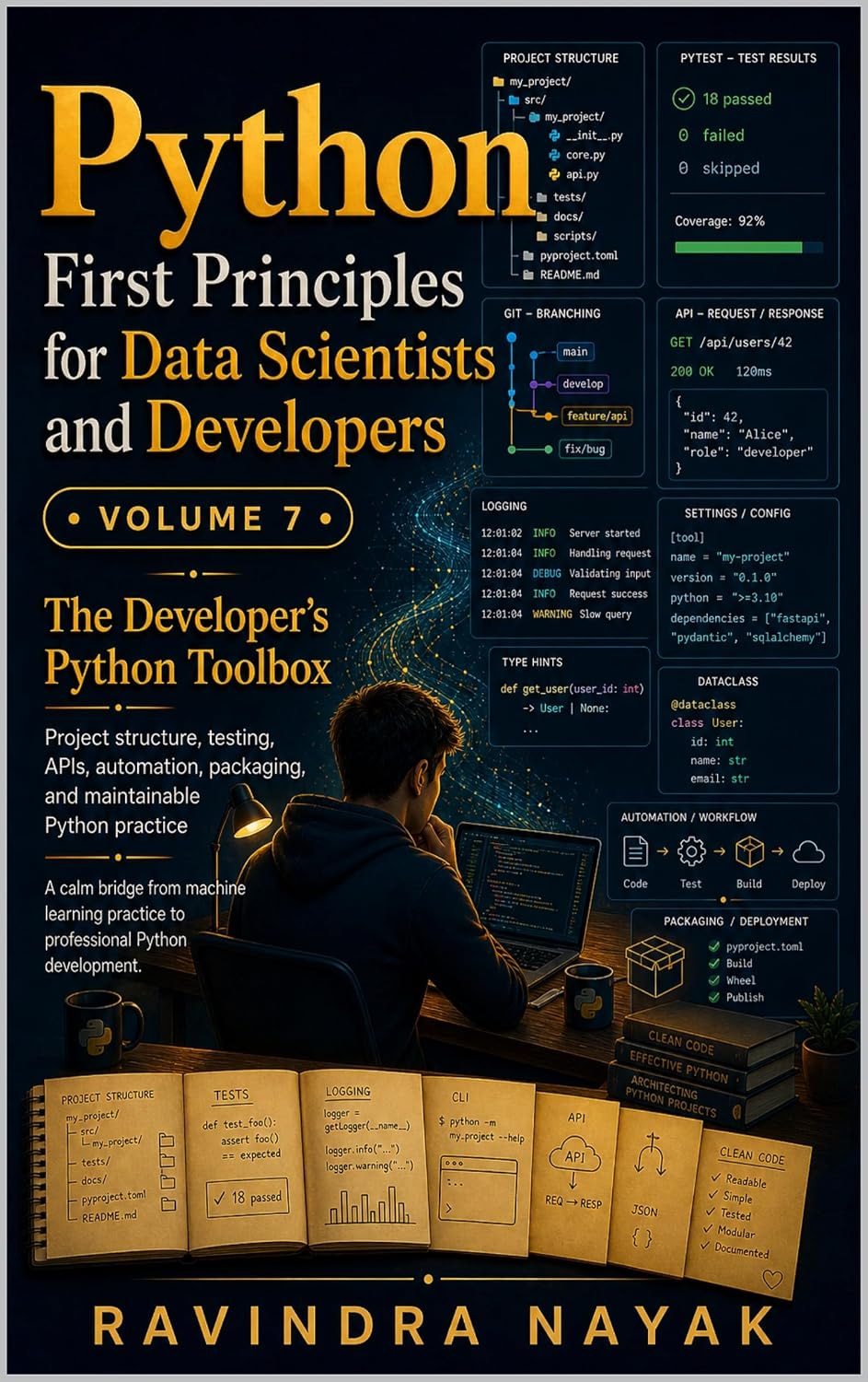 Python First Principles for Data Scientists and Developers: Volume 7 The Developer's Python Toolbox (Think in Python: A First-Principles Ladder to Data... Code Book 8) (English Edition) baixar o livro de graça