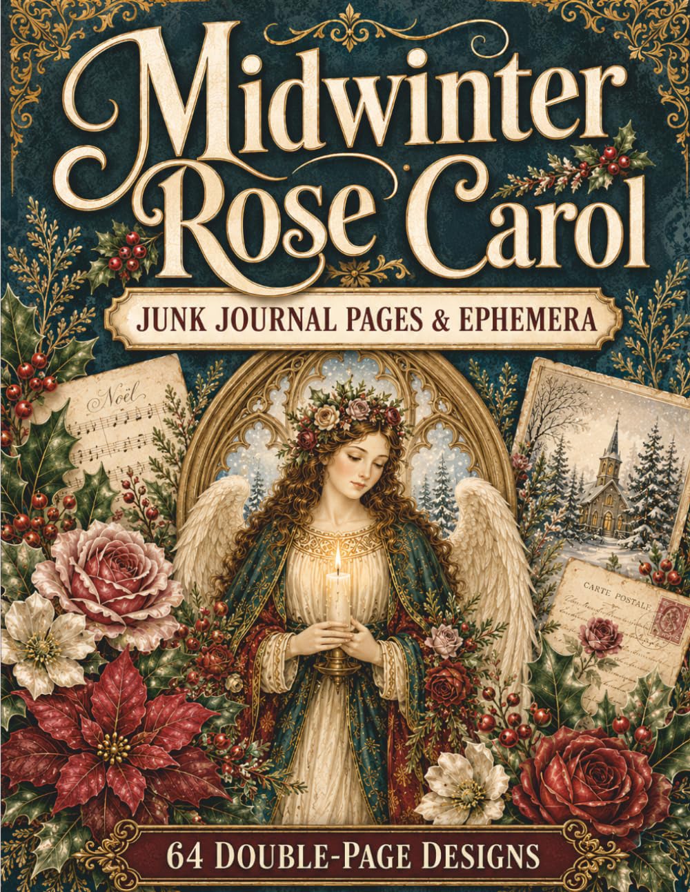 Midwinter Rose Carol: Junk Journal Pages & Ephemera baixar livro de graça