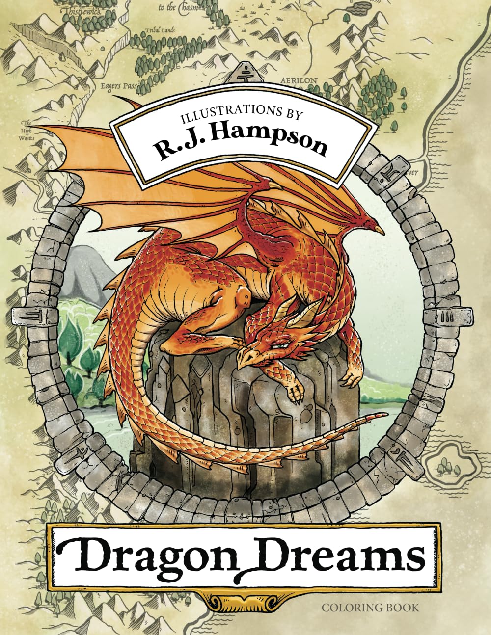 Dragon Dreams Coloring Book (R.J. Hampson Signature Books) baixar livro de graça