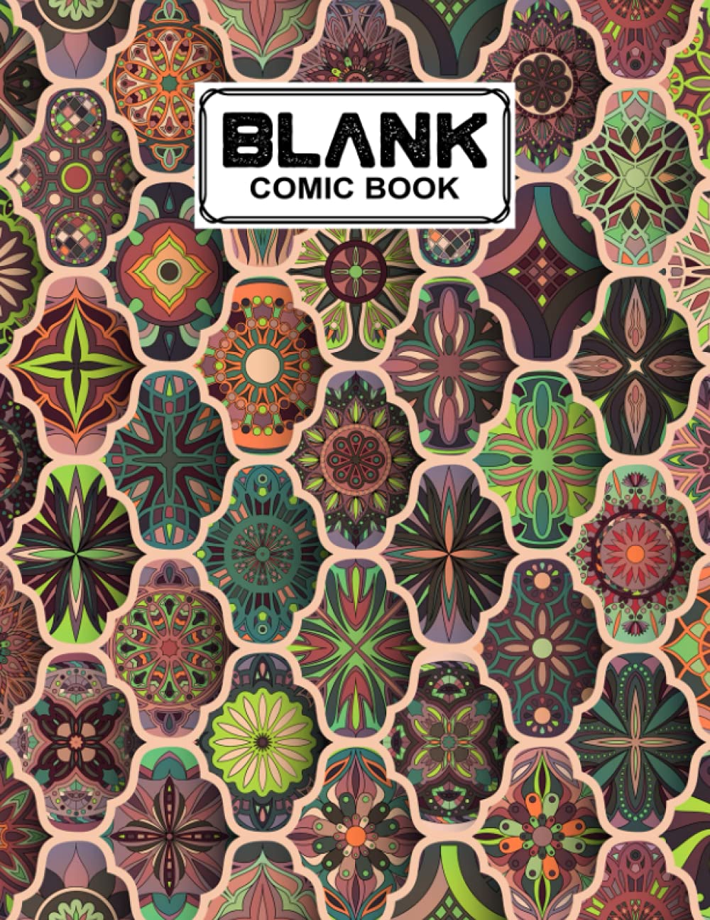 Blank Comic Book: Mandalas Cover, Create Your Own Story, Journal, Notebook, Sketchbook for Kids and Adults, 120 Pages - Size 8.5" x 11" Notebook by Bruno Burger baixar livro de graça