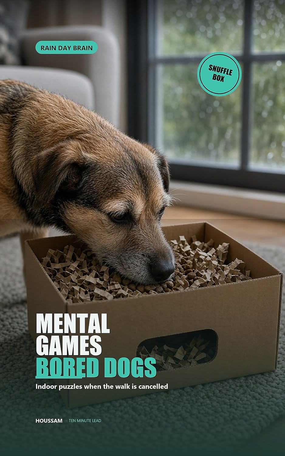 ler totalmente Mental Games for Bored Dogs: Indoor puzzles that tire a dog when you cannot walk far (English Edition)