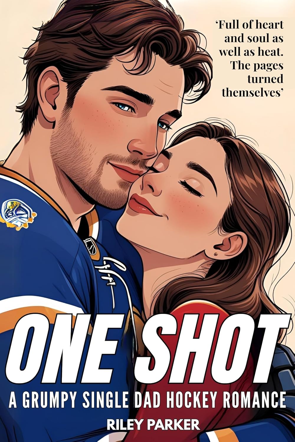 One Shot: A Grumpy Sunshine Single Dad Hockey Romance (Love on Ice Book 1) (English Edition)