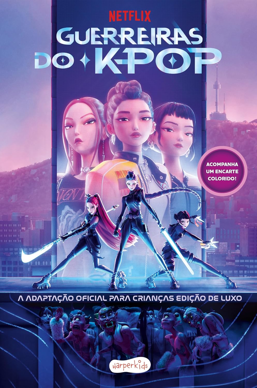 capítulo por capítulo baixar Guerreiras do K-pop: A adaptação oficial para crianças – Edição de luxo