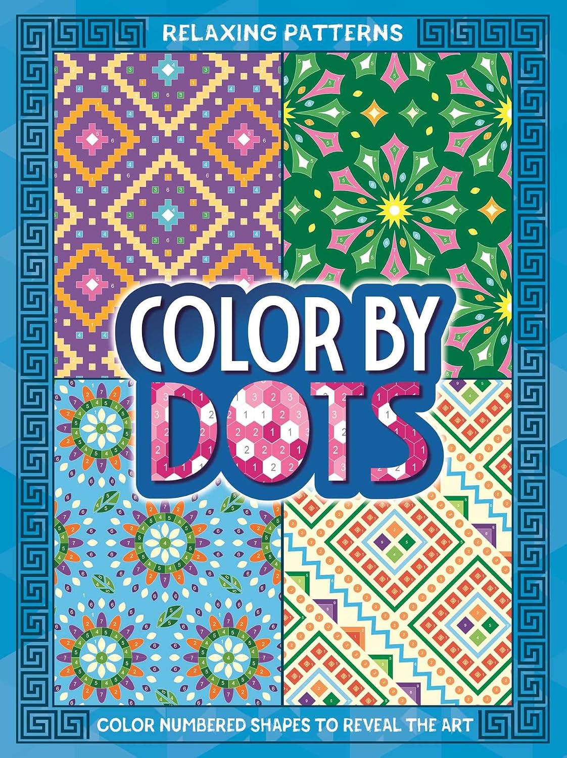 Color by Dots - Relaxing Patterns: Reveal Hidden Art by Coloring in the Dots baixar livro de graça