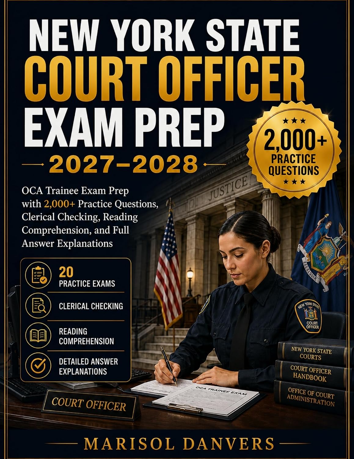New York State Court Officer Exam Prep 2027-2028: OCA Trainee Exam Prep with 2000+ Practice Questions, Clerical Checking, Reading Comprehension, and Full Answer Explanations (English Edition) baixar livro de graça