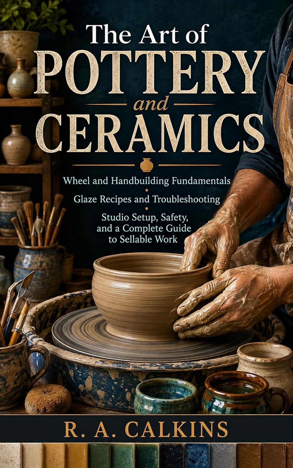 The Art of Pottery & Ceramics: Wheel & Handbuilding Fundamentals • Glaze Recipes & Troubleshooting • Studio Setup, Safety, and a Complete Guide to Sellable Work (English Edition) baixar o livro de graça