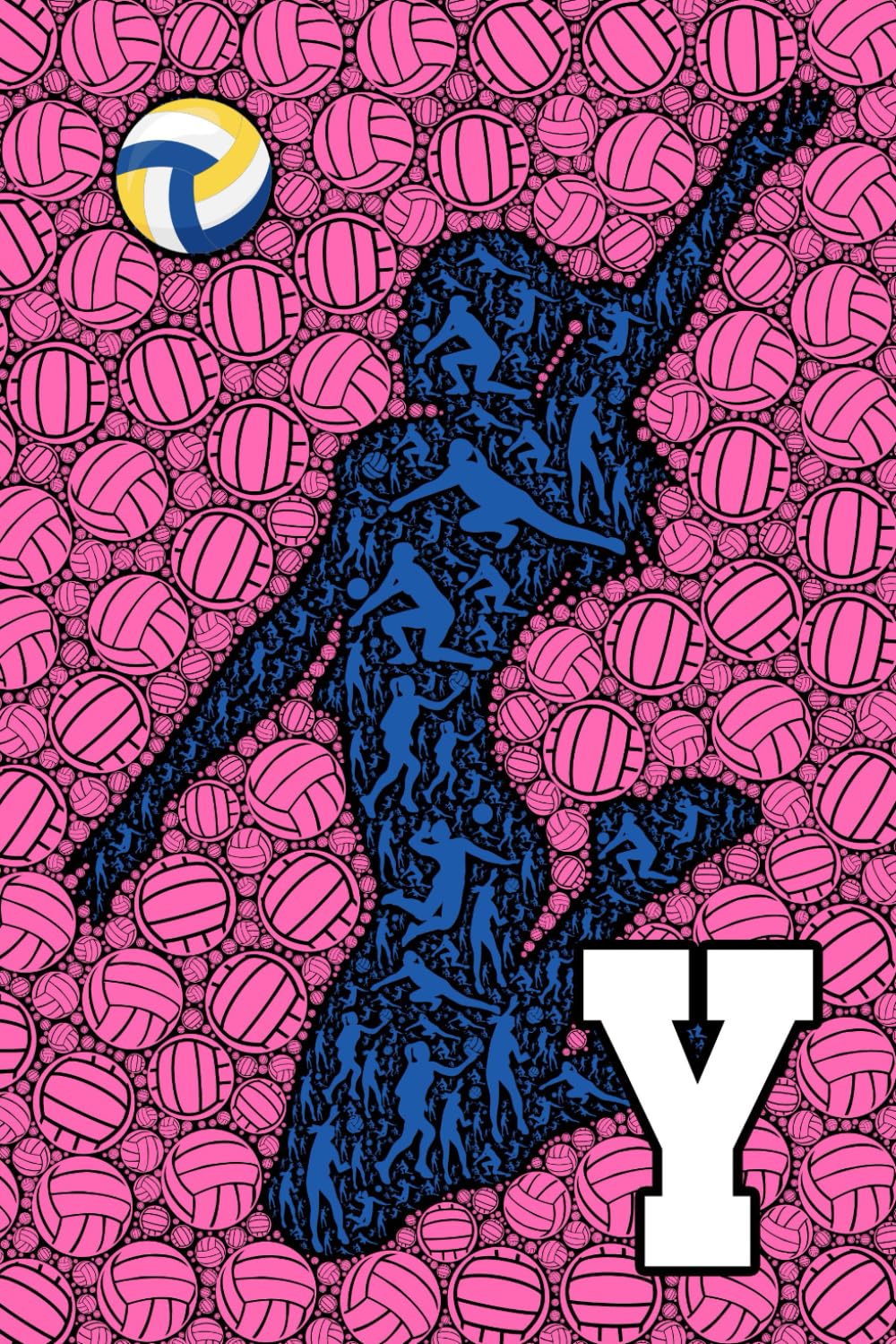 capítulo por capítulo baixar Y: Letter "Y" Initial Women's Volleyball Player Personalized Name Monogram Notebook Gift - Girls Pink Ball College-Ruled Personal Journal, Writing Pad, or Diary for Sports Fans - 110 Pages, 6x9